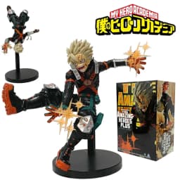 22cm My Hero Academia Anime Peripheral Hero Bakugou Katsuki Action Figures PVC Model Decor Collectible Statue Toy Christmas Gift