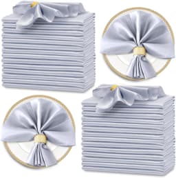 12PCS Red Satin Napkins 30x30cm, Silky Soft Smooth Washable Napkins for Restaurant, Weddings, Dinner, Party,Christmas Decoration