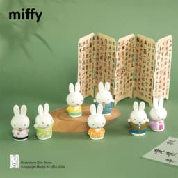 Kawaii Miffy Cartoon Antique Series Fashion Play Model Hand Table Decoration Cute Doll Toy Christmas Gifts