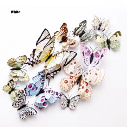 New 12/24pcs 3D Butterfly Wall Stickers Home Christmas Wedding Decoration Photography Props Magnetic Refrigerator Magnets