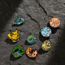 8 Pcs Anime The Pokemon Cartoon Brooch Christmas Character Enamel Pin Backpack Clothing Jewelry Metal Badge Accessories Gift