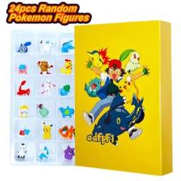 Pokemon Figure Advent Calendar Gift Box mini Pikachu Character Bulbasaur Christmas Toy Gifts Collection Desktop Model Toy