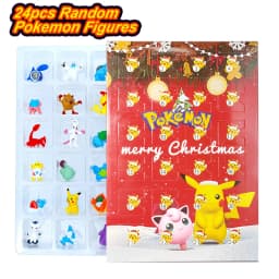 Pokemon Figure Advent Calendar Gift Box mini Pikachu Character Bulbasaur Christmas Toy Gifts Collection Desktop Model Toy
