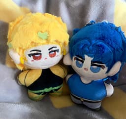 10CM Anime JoJo's Bizarre Adventure Jolyne Cujoh Kakyoin Tenmei Plush Keychain Pendant Cotton Plushie Kids Christmas Gifts