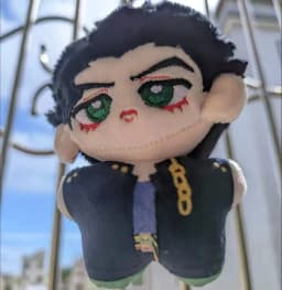 10CM Anime JoJo's Bizarre Adventure Jolyne Cujoh Kakyoin Tenmei Plush Keychain Pendant Cotton Plushie Kids Christmas Gifts
