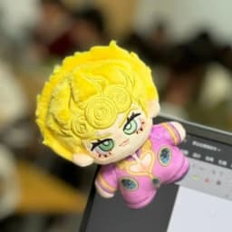 10CM Anime JoJo's Bizarre Adventure Jolyne Cujoh Kakyoin Tenmei Plush Keychain Pendant Cotton Plushie Kids Christmas Gifts