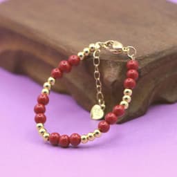 Charm Lovely Red Bracelet Baby Girls Lobster Clasp Pearl Beads Accessories Girls Yoga Christmas Wedding Gift Jewelry Fashion