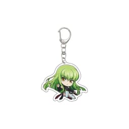55MM Anime CODE GEASS Lelouch of the Rebellion Keychain Lelouch Lamperouge Key Chain Acrylic Model Plate Christmas Gifts