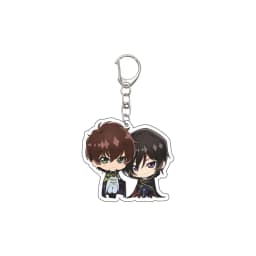 55MM Anime CODE GEASS Lelouch of the Rebellion Keychain Lelouch Lamperouge Key Chain Acrylic Model Plate Christmas Gifts