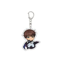 55MM Anime CODE GEASS Lelouch of the Rebellion Keychain Lelouch Lamperouge Key Chain Acrylic Model Plate Christmas Gifts