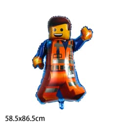 Cartoon Building Block Themed Party Balloon Set Colorful Latex Balloons for Baby Shower Kids Birthday Christmas Decorations