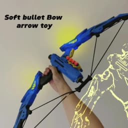 Kids Soft Dart Archery Set with LED Lights Indoor Outdoor Sports Gift for Boys And Girls. Halloween Christmas Thanksgiving