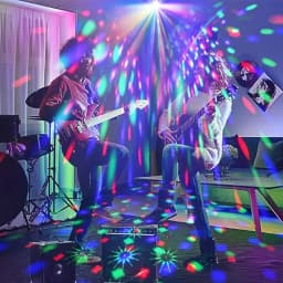 10W Party Lights Dj Stage Laser Disco Light Christmas Projector Sound Activated Dance Birthday Bar Wedding Decoration USB Lights