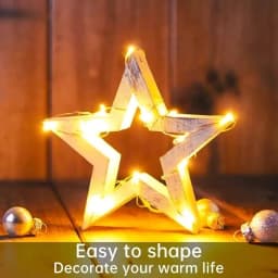 Battery Powered 10/20/30/50/100LEDs String Lights Copper Wire Light for Holiday Lighting Camping Flower Wedding Christmas Decor