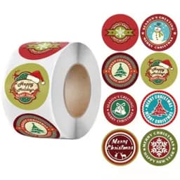 Children's Christmas gift label stickers School teachers commended students reward Self-adhesive Decorative gifts series