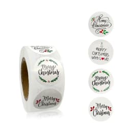 Children's Christmas gift label stickers School teachers commended students reward Self-adhesive Decorative gifts series