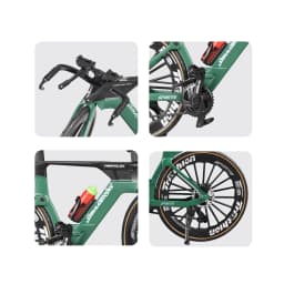 Realistic 6 Alloy Road Bike Model - Collectible Toy for All Ages Ideal Gift for Halloween Christmas And Birthdays