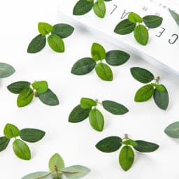 50PC Artificial Flowers Silk Tea Leaf Fake Plants DIY Scrapbook Candy Box Wedding Bridal Bouquet Christmas Home Party Decoration
