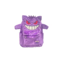 2025 New Kawaii Pokémon Gengar Purple Plush Backpack Student Bag Versatile Couple Model Girl Gift Christmas Gift