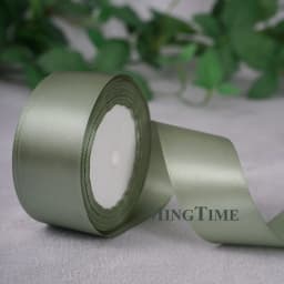 Satin Ribbon 22.8Meters 50mm 38mm 25mm 15mm 10mm 6mm Sage Gold Gift Wrap Bow Crafts Materials Christmas Wedding Party Decoration