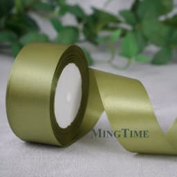 Satin Ribbon 22.8Meters 50mm 38mm 25mm 15mm 10mm 6mm Sage Gold Gift Wrap Bow Crafts Materials Christmas Wedding Party Decoration