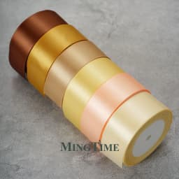 Satin Ribbon 22.8Meters 50mm 38mm 25mm 15mm 10mm 6mm Sage Gold Gift Wrap Bow Crafts Materials Christmas Wedding Party Decoration