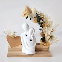 1 pc 3D Couple Hug Silicone Mold - Plaster Concrete Soy Wax Casting Candle Mold - For Christmas Valentine's Day Art Home Decor