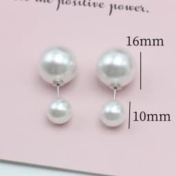 NEW 16mm Big Imitation Pearl Stud Earrings Women Europe and America Simple Round Ball Brincos Jewelry Birthday Friend Christmas
