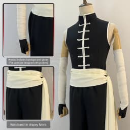 HOLOUN Frieren Beyond Journey's End Anime Stark Cosplay Costume Wig Jacket Sleeveless Vest Pants Christmas Gift