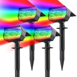 Swiatla 29LED RGB Solar Spotlight 7 Color Changing Christmas Decor Outdoor Landscape Lights IP67 Waterproof for Garden Patio