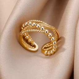 Zircon Square Drop Rings For Women Stainless Steel Gold Color Geometric Ring Wedding Engagement Christmas Jewelry Gift