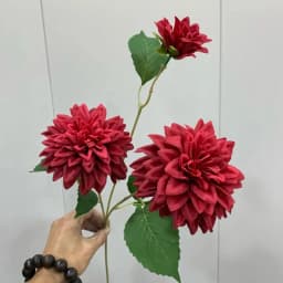 Realistic Silk Dahlias For Wedding Party Christmas Wreath Birthday DIY Home Office Vase Decoration Artificial Flower
