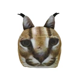 19cm New Raise A Floppa Plush Toys Cute Soft Stuffed Cartoon Game 3D Huge Square Cat Dolls For Kid Birthday Christmas Gift