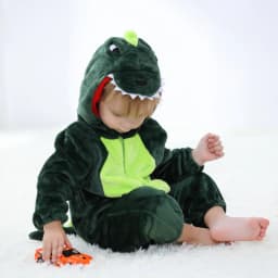 Inflant Newborn Rompers Kigurumi Winter Animal Onesie Kids Jumpsuit Pajamas Baby Dinosaur Costumes For Christmas Halloween Party