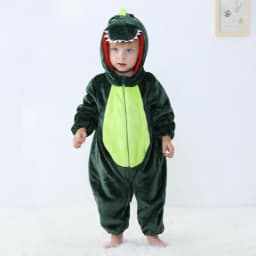 Inflant Newborn Rompers Kigurumi Winter Animal Onesie Kids Jumpsuit Pajamas Baby Dinosaur Costumes For Christmas Halloween Party