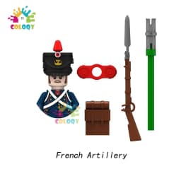 Kids Toys Napoleonic Cavalry Building Blocks War Horse Saddle Soldiers Mini Action Figures Toys For Kids Christmas Gifts