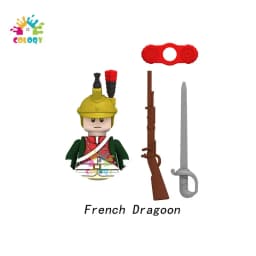 Kids Toys Napoleonic Cavalry Building Blocks War Horse Saddle Soldiers Mini Action Figures Toys For Kids Christmas Gifts