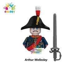 Kids Toys Napoleonic Cavalry Building Blocks War Horse Saddle Soldiers Mini Action Figures Toys For Kids Christmas Gifts