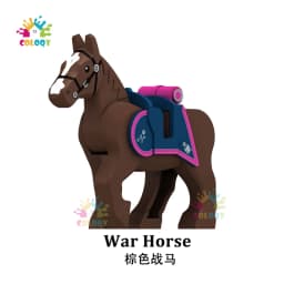Kids Toys Napoleonic Cavalry Building Blocks War Horse Saddle Soldiers Mini Action Figures Toys For Kids Christmas Gifts