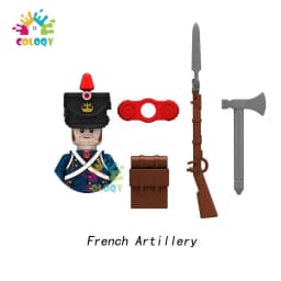 Kids Toys Napoleonic Cavalry Building Blocks War Horse Saddle Soldiers Mini Action Figures Toys For Kids Christmas Gifts