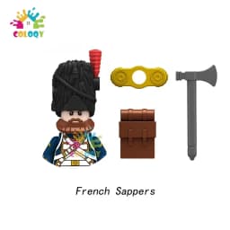 Kids Toys Napoleonic Cavalry Building Blocks War Horse Saddle Soldiers Mini Action Figures Toys For Kids Christmas Gifts