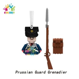 Kids Toys Napoleonic Cavalry Building Blocks War Horse Saddle Soldiers Mini Action Figures Toys For Kids Christmas Gifts