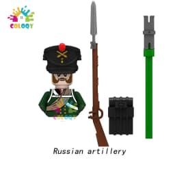Kids Toys Napoleonic Cavalry Building Blocks War Horse Saddle Soldiers Mini Action Figures Toys For Kids Christmas Gifts