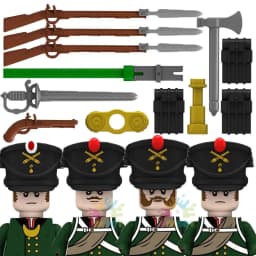 Kids Toys Napoleonic Cavalry Building Blocks War Horse Saddle Soldiers Mini Action Figures Toys For Kids Christmas Gifts