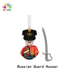 Kids Toys Napoleonic Cavalry Building Blocks War Horse Saddle Soldiers Mini Action Figures Toys For Kids Christmas Gifts