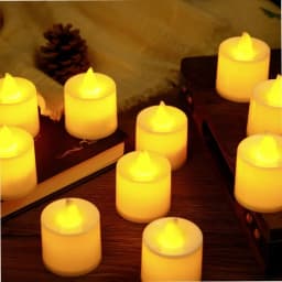 Multiple Choices Flickering LED Candle with Battery Tealights Candles Flameless Wedding Home Christmas Decor Candle Warm Light