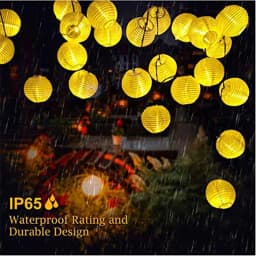 LED Solar Lantern String Lights Outdoor Garland Fairy Lights Solar Powered Garden Decorative Light for Christmas Wedding Party