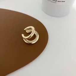 Fashion Exquisite Rhinestone Decor Ear Cuff Earring for Woman Ear 2025 Summer New Arrival Christmas Jewelry Gift