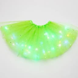 LED Glowing Light Girls Princess Tutu Skirt Christmas All Saints' Days Wedding Party Dancing Miniskirt 3-8Years Costume Clothing