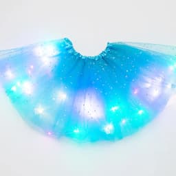 LED Glowing Light Girls Princess Tutu Skirt Christmas All Saints' Days Wedding Party Dancing Miniskirt 3-8Years Costume Clothing